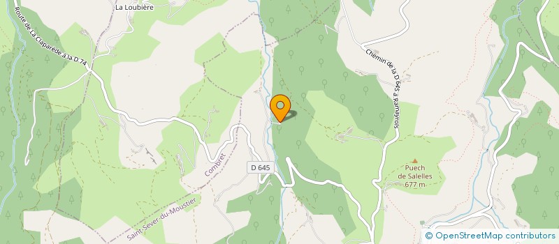 localisation de l'entreprise SOCIETE CIVILE MILHAU  SAINT-SEVER-DU-MOUSTIER