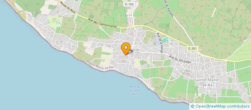 localisation de l'entreprise SOCIETE CIVILE MILLE FLEURS  SAINTE-MARIE-DE-RE