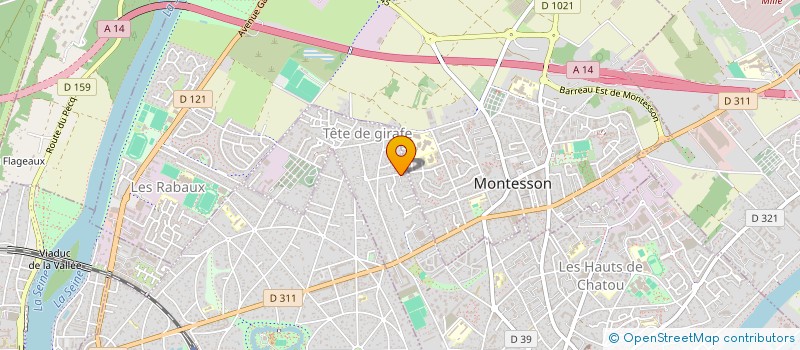 localisation de l'entreprise SOCIETE CIVILE MIMA  CHATOU