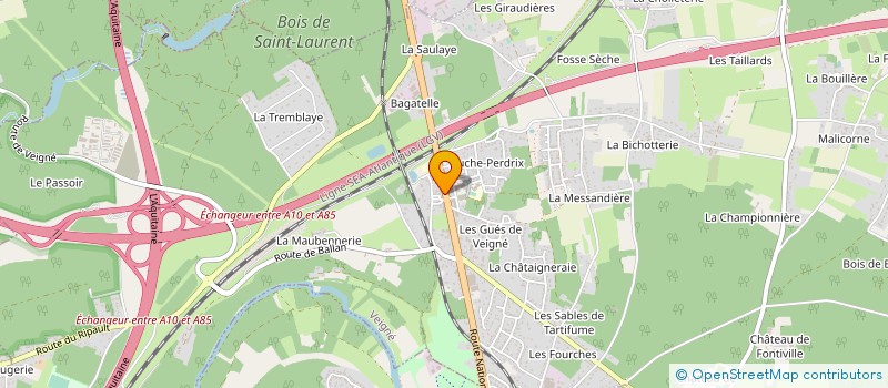localisation de l'entreprise SOCIETE CIVILE MISAMAGEL à VEIGNE