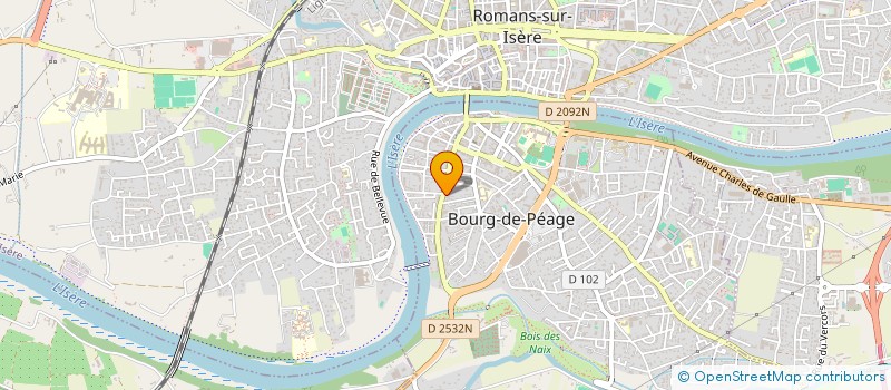 localisation de l'entreprise SOCIETE CIVILE MITAULT  BOURG-DE-PEAGE