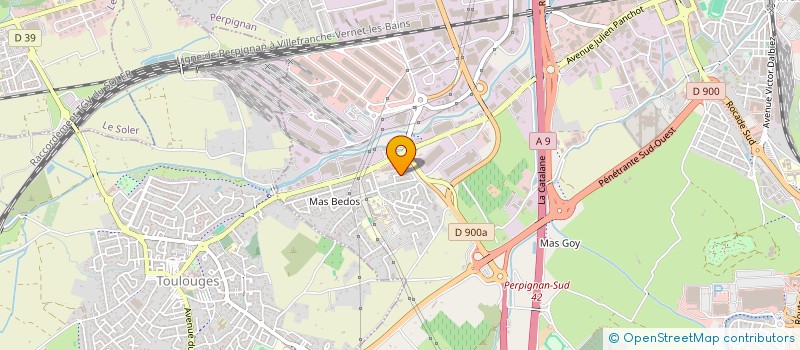 localisation de l'entreprise SOCIETE CIVILE MJ à PERPIGNAN