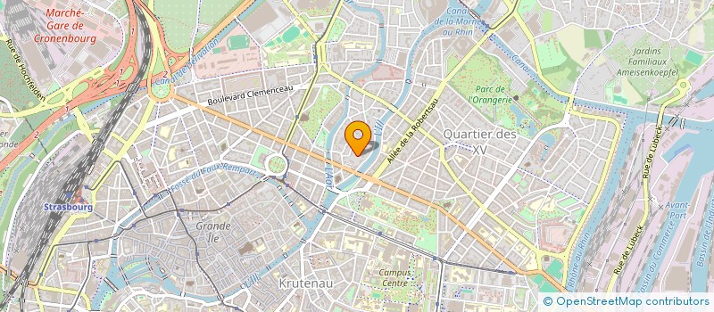 localisation de l'entreprise SOCIETE CIVILE MLA-FI  STRASBOURG