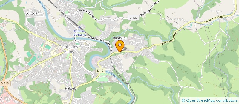 localisation de l'entreprise SOCIETE CIVILE MOISAN  CAMBO-LES-BAINS