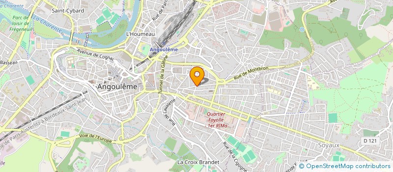 localisation de l'entreprise SOCIETE CIVILE MONLOGIS à ANGOULEME