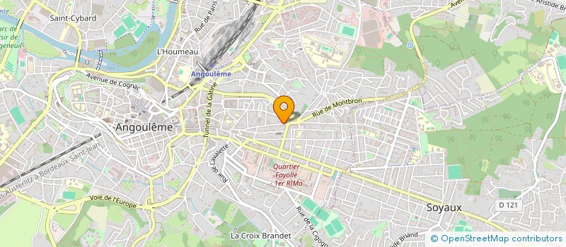 localisation de l'entreprise SOCIETE CIVILE MONROCH à ANGOULEME