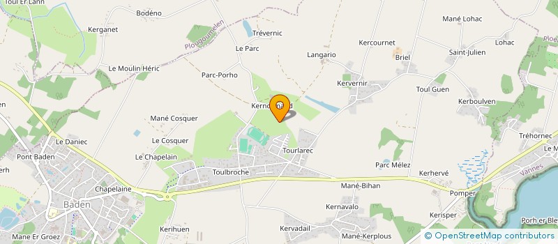 localisation de l'entreprise SOCIETE CIVILE MONTAIRPARK ACCUEIL  BADEN