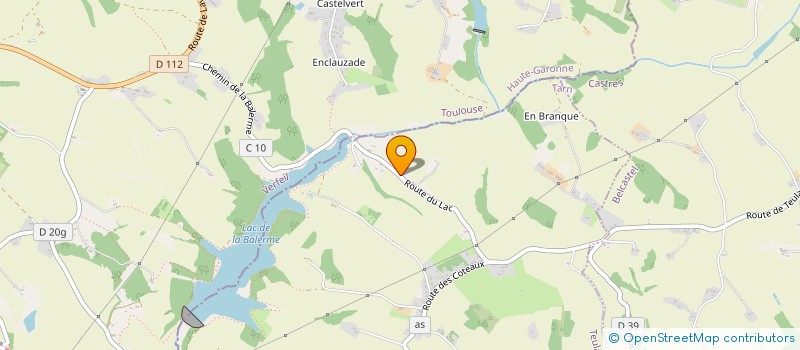 localisation de l'entreprise SOCIETE CIVILE MONTANA  TEULAT