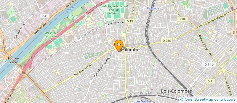 localisation de l'entreprise SOCIETE CIVILE MONTJOIE  COLOMBES