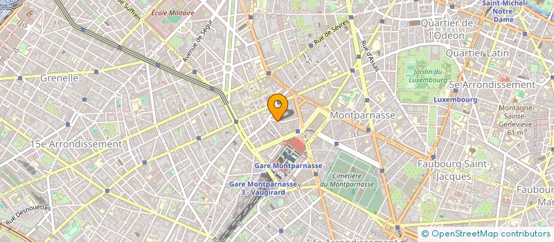 localisation de l'entreprise SOCIETE CIVILE MONTPARNASSE  PARIS