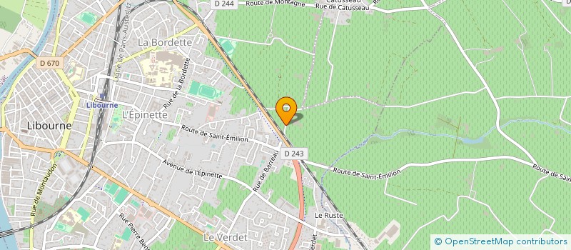 localisation de l'entreprise SOCIETE CIVILE MOUEIX BERNARD à LIBOURNE