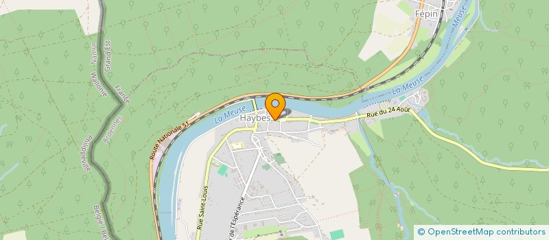 localisation de l'entreprise SOCIETE CIVILE MOUSSU PATRIMOINE  HAYBES