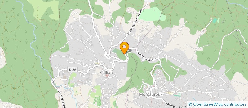 localisation de l'entreprise SOCIETE CIVILE MP FINANCIERE  MONTAUROUX