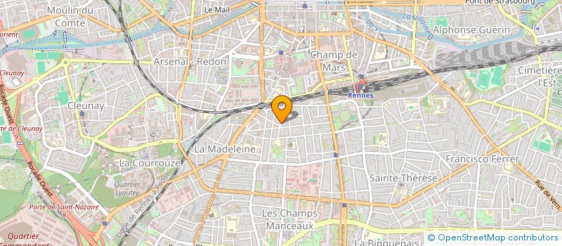 localisation de l'entreprise SOCIETE CIVILE MP FONTAINE  RENNES