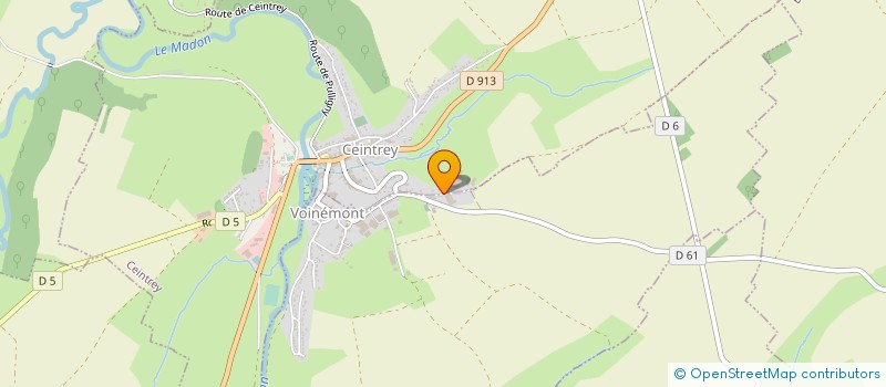 localisation de l'entreprise SOCIETE CIVILE MTC  CEINTREY