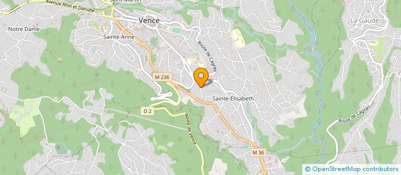 localisation de l'entreprise SOCIETE CIVILE MUST à VENCE