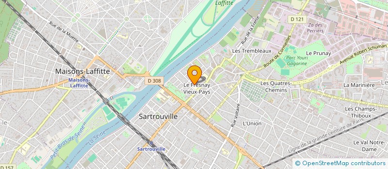 localisation de l'entreprise SOCIETE CIVILE MYCASP  SARTROUVILLE