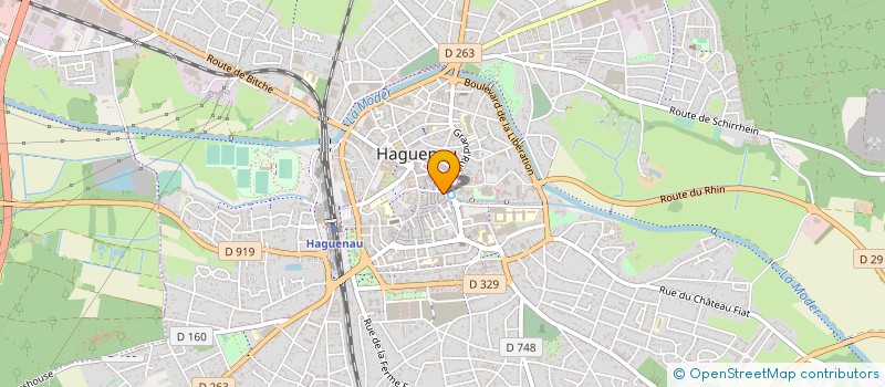 localisation de l'entreprise SOCIETE CIVILE MYOSOTIS à HAGUENAU