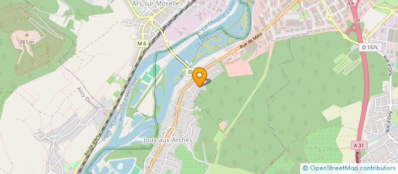 localisation de l'entreprise SOCIETE CIVILE N D  JOUY-AUX-ARCHES