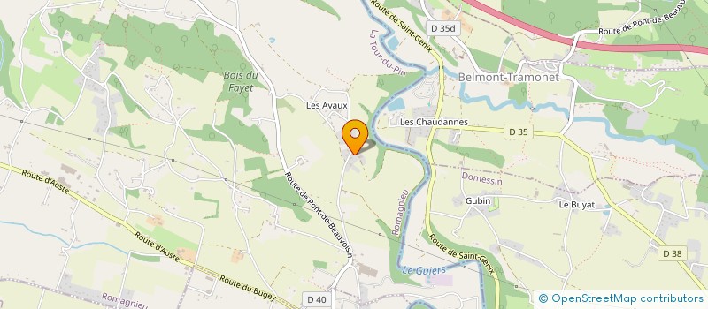 localisation de l'entreprise SOCIETE CIVILE NACEO à ROMAGNIEU