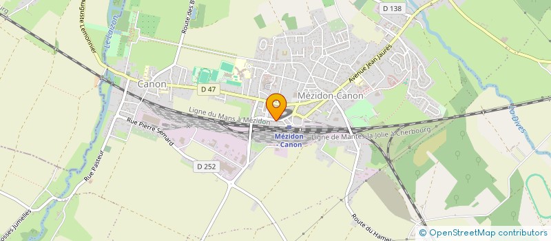 localisation de l'entreprise SOCIETE CIVILE NAGUIB  MEZIDON VALLEE D'AUGE