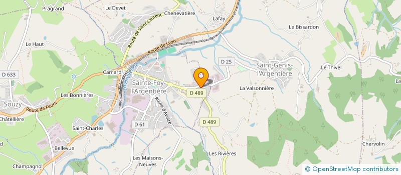 localisation de l'entreprise SOCIETE CIVILE NAUSICAA PATRIMOINE  SAINT GENIS L'ARGENTIERE