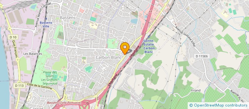 localisation de l'entreprise SOCIETE CIVILE NEREE  CARBON-BLANC