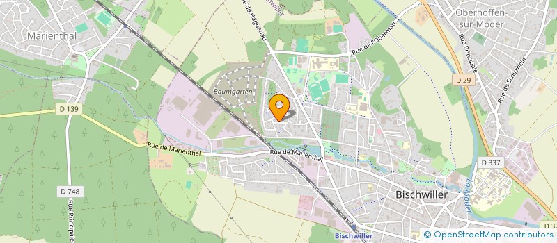 localisation de l'entreprise SOCIETE CIVILE NESTOR 77  BISCHWILLER