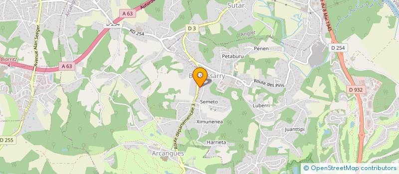 localisation de l'entreprise SOCIETE CIVILE NICO  BASSUSSARRY