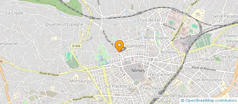 localisation de l'entreprise SOCIETE CIVILE NIMES CEVENNES  NIMES
