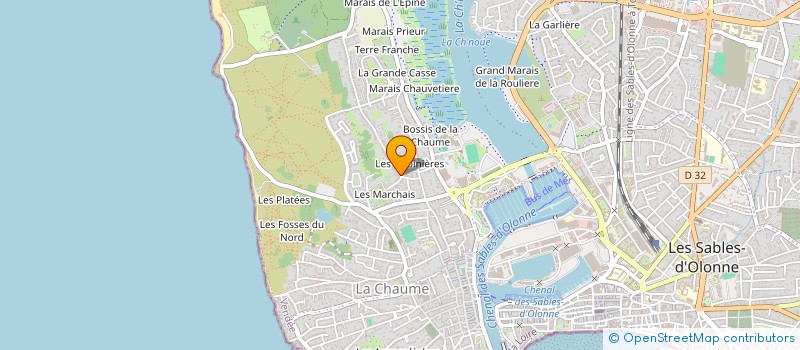localisation de l'entreprise SOCIETE CIVILE NORWEST à LES SABLES D'OLONNE