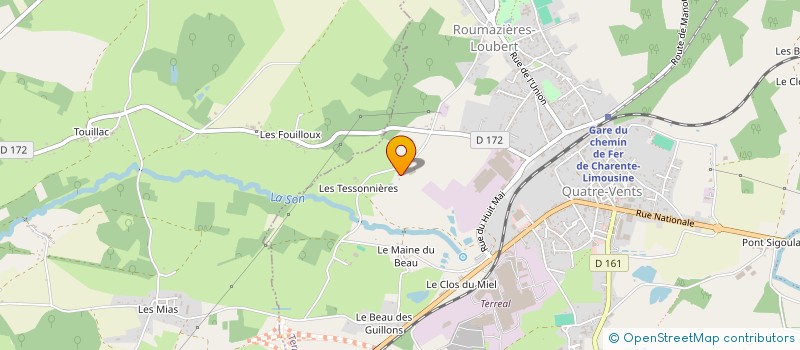 localisation de l'entreprise SOCIETE CIVILE NOWAK à TERRES-DE-HAUTE-CHARENTE