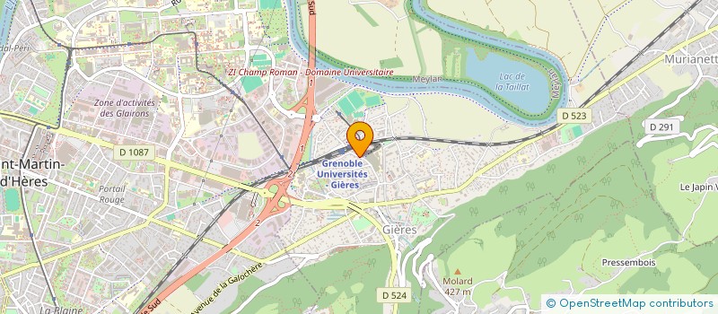 localisation de l'entreprise SOCIETE CIVILE NOYARAYE  GIERES