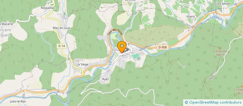 localisation de l'entreprise SOCIETE CIVILE NUMEROBIS  OLARGUES