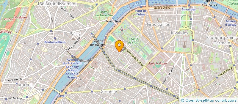 localisation de l'entreprise SOCIETE CIVILE NYXIME  PARIS