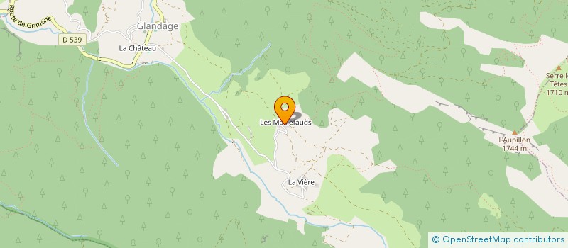 localisation de l'entreprise SOCIETE CIVILE ODDOZ  CHATILLON-EN-DIOIS