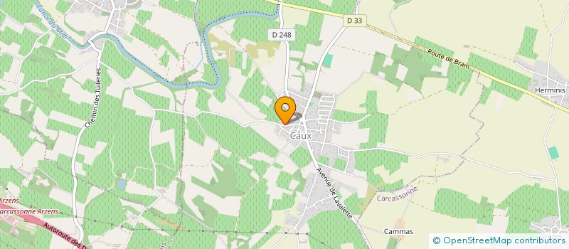 localisation de l'entreprise SOCIETE CIVILE OLICA  CAUX-ET-SAUZENS