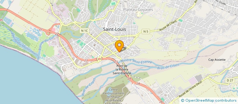 localisation de l'entreprise SOCIETE CIVILE ORGOMA à SAINT-LOUIS