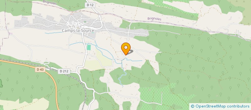 localisation de l'entreprise SOCIETE CIVILE ORION  CAMPS-LA-SOURCE