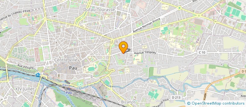 localisation de l'entreprise SOCIETE CIVILE OSSALOISE à PAU