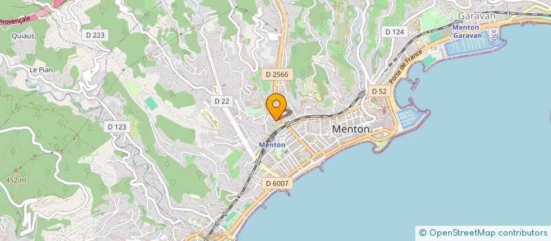 localisation de l'entreprise SOCIETE CIVILE P.K.L. à MENTON