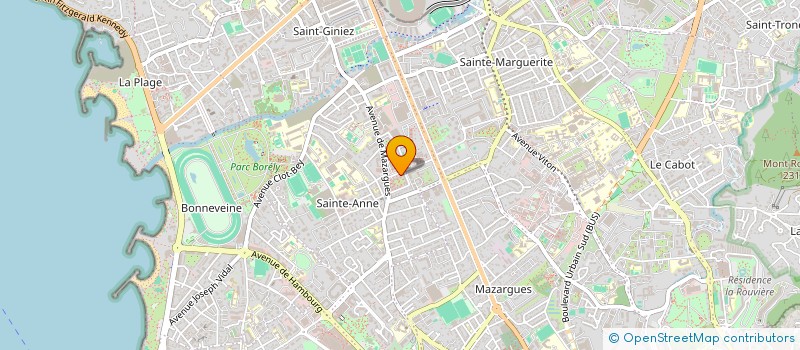 localisation de l'entreprise SOCIETE CIVILE PALIDONI à MARSEILLE