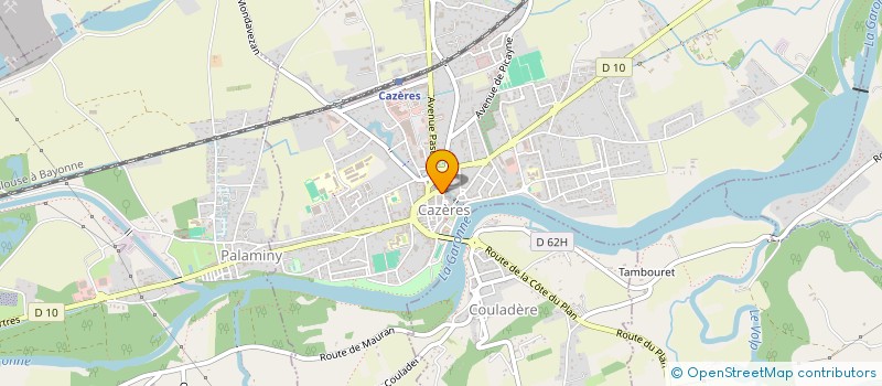 localisation de l'entreprise SOCIETE CIVILE PAMIR  CAZERES