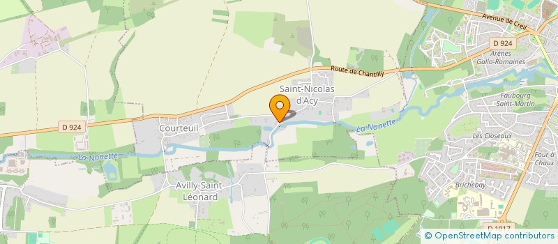 localisation de l'entreprise SOCIETE CIVILE PANORAMA MER  COURTEUIL