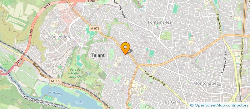 localisation de l'entreprise SOCIETE CIVILE PAQUET MERRA  TALANT