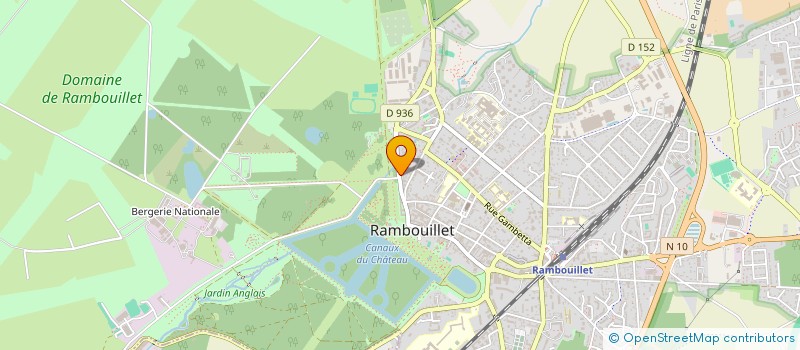 localisation de l'entreprise SOCIETE CIVILE PAR INVEST CG  RAMBOUILLET