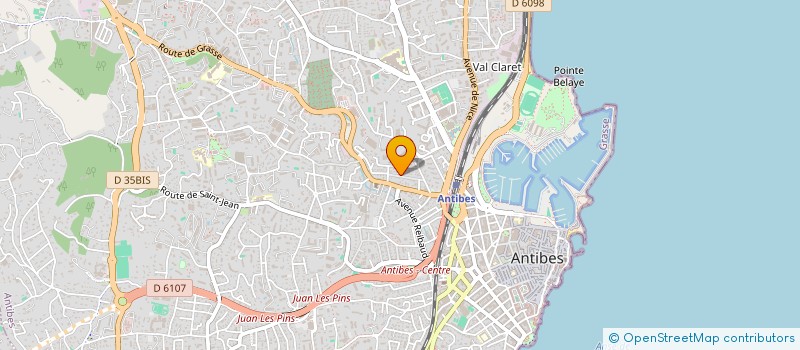 localisation de l'entreprise SOCIETE CIVILE PARIS ANTIBES à ANTIBES