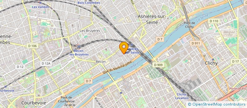localisation de l'entreprise SOCIETE CIVILE PARIS ASNIERES à ASNIERES-SUR-SEINE