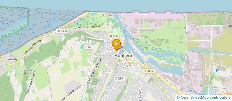 localisation de l'entreprise SOCIETE CIVILE PARIS HONFLEUR IMMOBILIER à HONFLEUR