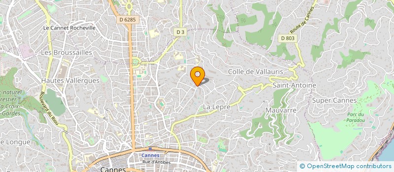 localisation de l'entreprise SOCIETE CIVILE PARIS HORIZON à CANNES
